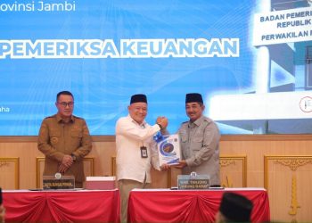 Bupati Tanjung Jabung Barat Serahkan LKPD 2025, Tegaskan Komitmen Tata Kelola Transparan dan Akuntabel