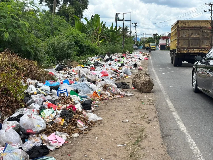 Sampah Menumpuk di Mendalo Darat, Pengangkutan Harian Tak Mampu Atasi Krisis