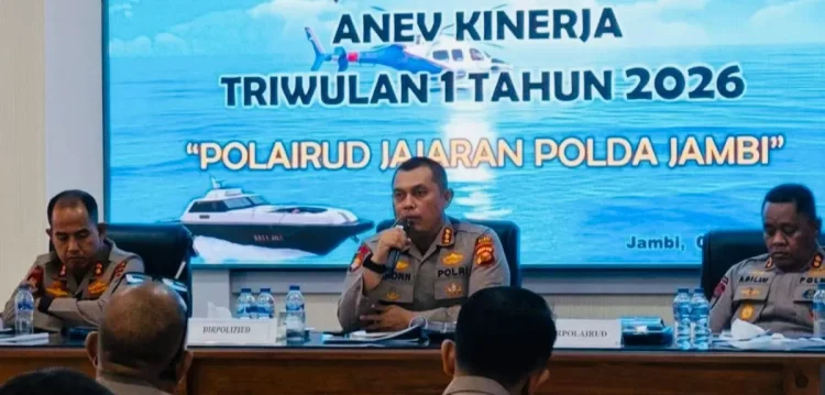 Evaluasi Kinerja Awal Tahun, Ditpolairud Polda Jambi Perkuat Strategi Pengamanan Perairan