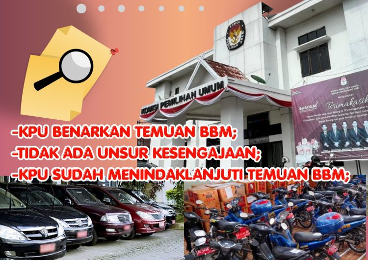 Ketua KPU Batang Hari benarkan adanya temuan BPK atas Pengelolaan belanja bahan bakar minyak (BBM)