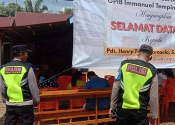 Kasat Resnarkoba Polres Muaro Jambi AKP Jeki Noviardi, S.H., M.H., Didampingi Kapolsek Sekernan AKP Agung Heru Wibowo, S.H., M.H., Menggelar Kegiatan Himbauan dan Penyuluhan Kepada Masyarakat Desa Tanjung Lanjut