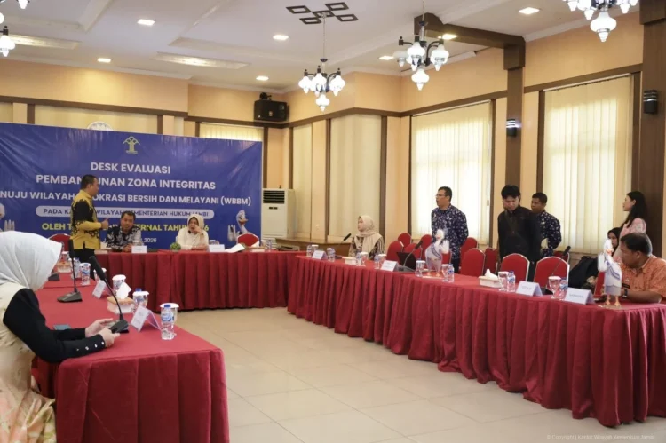 Monitoring Itjen RI, Kanwil Kemenkum Jambi Perkuat Langkah Menuju WBBM