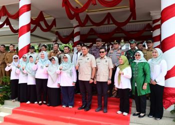 Bupati BBS Dampingi Gubernur Jambi Sambut Kedatangan Wamen Pertanian RI