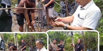 Polsek Sekernan Bongkar Basecamp Narkoba di Desa Tunas Mudo