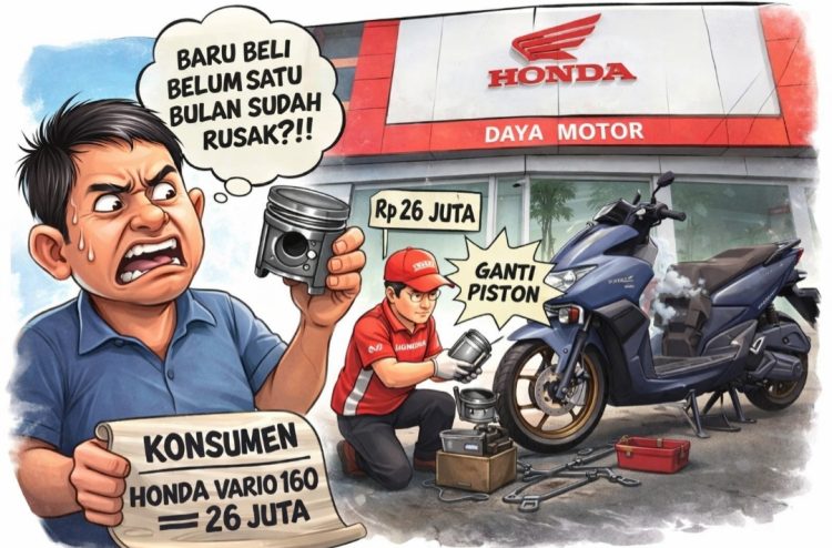 Diler Daya Motor Selincah Diduga Jual Motor Baru Tak Layak Edar, Konsumen Merasa Dirugikan hingga Berujung Laporan Polisi