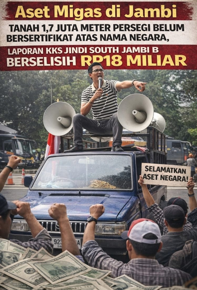 Hadi Prabowo S.H Beberkan Tanah 1,7 Juta M2 Belum Bersertifikat A/N Negara, Selisih Laporan Aset KKKS JINDI South Jambi B Tembus USD 1,14 Juta