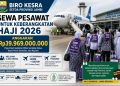 Biro Kesra Provinsi Jambi anggarkan Sewa Pesawat sebesar Rp39,969 Miliar, Layani 3.306 Calon Jemaah Haji dan Petugas