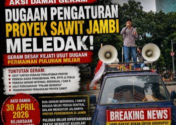 Dugaan Pengaturan Proyek Sawit Jambi Meledak, GERAM Desak Kejati Usut Dugaan Permainan Puluhan Miliar