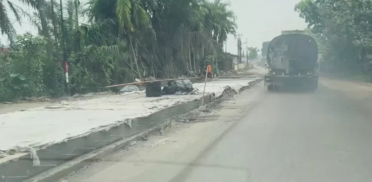 Jalur Lintas Timur Dibenahi, BPJN Jambi Tuntaskan Titik Macet di Jalan Baru