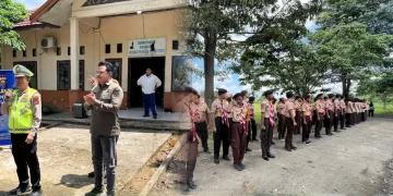 Polantas Menyapa di Cadika: Saka Bhayangkara Tanjab Timur Didorong Jadi Garda Keselamatan Jalan