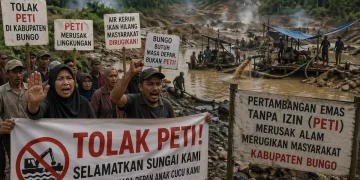 Aktivitas PETI Marak di Kabupaten Bungo, Ketua Gempur Bungo Ajak Masyarakat Bersatu Tolak Tambang Ilegal