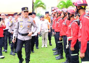 Kapolda Jambi Pimpin Apel Kesiapsiagaan Penanggulangan Bencana Karhutla Pentingnya Langkah Pencegahan