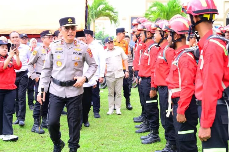 Kapolda Jambi Pimpin Apel Kesiapsiagaan Penanggulangan Bencana Karhutla Pentingnya Langkah Pencegahan