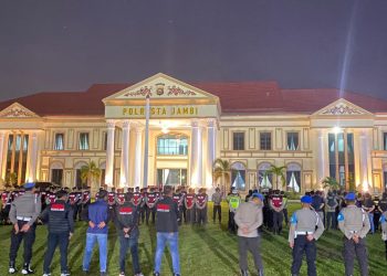 Polri Berikan Rasa Aman dan Nyaman, Polda Jambi dan Polresta Jambi Gelar Patroli KRYD Antisipasi Balap Liar dan Kriminalitas