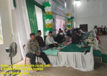 Waspada Narkoba dan Judi Online! Pesan Tegas Kapolsek Mersam Menggema di Pengajian Akbar Sengkati Baru