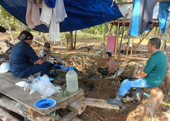 Cegah Karhutla, Bhabinkamtibmas Desa Kelagian Gencarkan Edukasi Humanis ke Warga