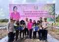 Kapolres Muaro Jambi Bersama Bhayangkari Perkuat Ketahanan Pangan Melalui Penanaman Semangka