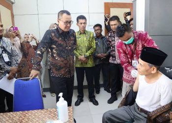 Walikota Sungai Penuh Tinjau Kesehatan 128 Jemaah Haji Sungai Penuh