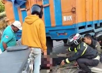 Tabrak Truk Mogok di Jaluko, Pemotor Tewas Seketika