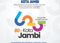 Dinas Komunikasi dan Informatika Kota Jambi Luncurkan Logo Hari Jadi ke-625 Tanah Pilih Pusako Betuah dan HUT ke-80 Pemkot Jambi