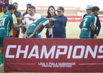 Gubernur Jambi Dukung Jambi dalam Dunia Olahraga Sepak Bola Liga 4 Regional Jambi