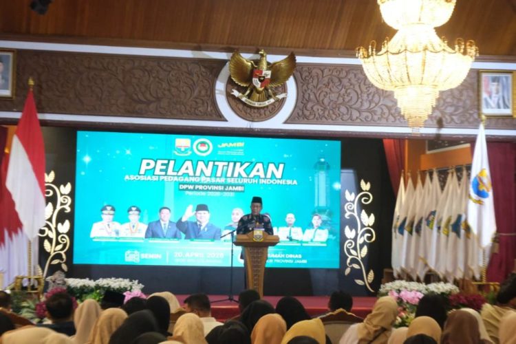 Wagub Sani: APPSI Jambi Pilar Penguat Ekonomi Rakyat dan Pasar Berdaya Saing
