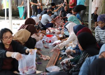 Qurban sebagai Wujud Pengabdian dan Kepedulian, Kanwil BPN Provinsi Jambi Berbagi Daging Qurban