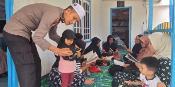 Pengajian Ibu-Ibu Pulau Pandan Jadi Ikhtiar Lawan Narkoba, Ditpolairud Jambi Gandeng GERAMI
