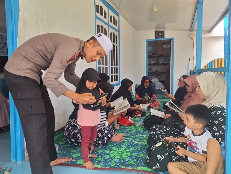 Pengajian Ibu-Ibu Pulau Pandan Jadi Ikhtiar Lawan Narkoba, Ditpolairud Jambi Gandeng GERAMI