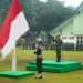 Kasrem 042/Gapu Pimpin Upacara Bendera 17-an, Tekankan disiplin dan Kepedulian terhadap Rakyat
