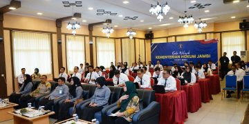 Perkuat SDM, kanwil Kementerian Hukum Jambi Gelar Penialaian Kompetensi Manajerial dan Sosio Kultural
