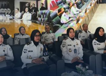Pejabat Struktural Lapas Perempuan Jambi Ikuti Rapat Anev Triwulan I Tahun 2026 DIRJENPAS Secara Virtual