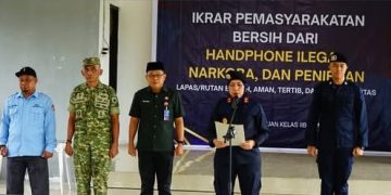 Lapas Perempuan Kelas II B Muaro Jambi Gelar Ikrar Bersama Wujudkan Lingkungan Lapas Bersih dari Barang Ilegal