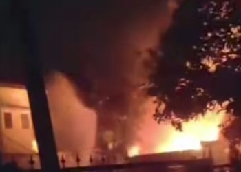 Kebakaran Hebat di Kota Jambi, Diduga Gudang Penimbunan Minyak Ilegal