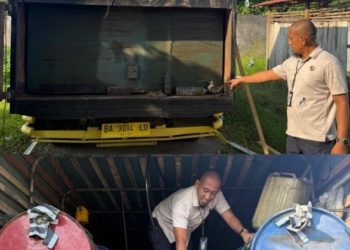 Satreskrim Polres Tebo Amankan Mobil Pengangkut BBM Olahan Tanpa Izin