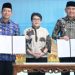 Bupati Muaro Jambi, Dr. Bambang Bayu Suseno, S.P., M.M., M.Si., Menghadiri Kegiatan Sinergi Nasional Akselerasi Pembangunan dan Pemberdayaan Masyarakat Desa