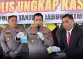 Satresnarkoba Polres Tanjab Timur Gerebek 3 Pria di Desa Labuhan Peringatan, 178 Butir Pil Ekstasi dan 3,76 Gram Sabu Diamankan