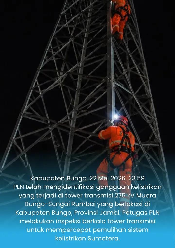 Dirut PLN Ucapkan Permintaan Maaf atas Terjadinya Pemadaman Listrik Massal di Sumatera