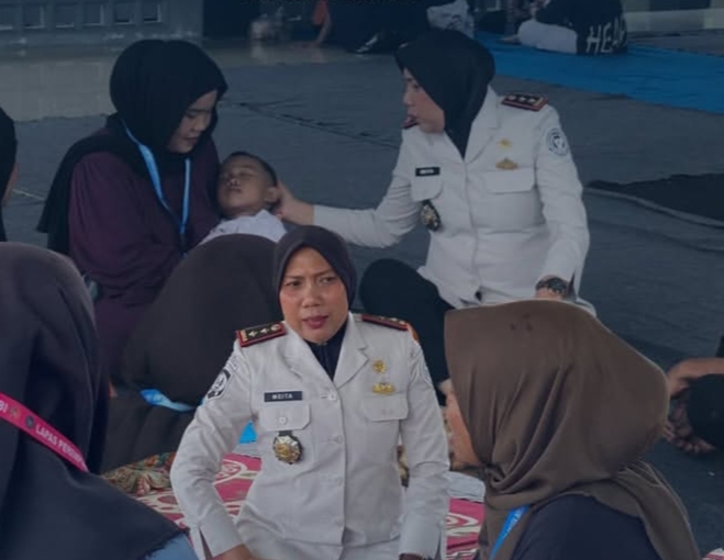Sucikan Hati dengan Keikhlasan, Lapas Perempuan Kelas IIB Jambi Laksanakan Salat Idul Adha dan Halal Bihalal