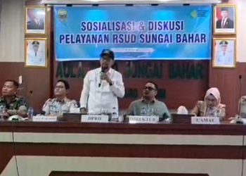 Polisiti Fraksi PAN Gelas Sosialisasi Kesehatan di RSUD Sungai Bahar