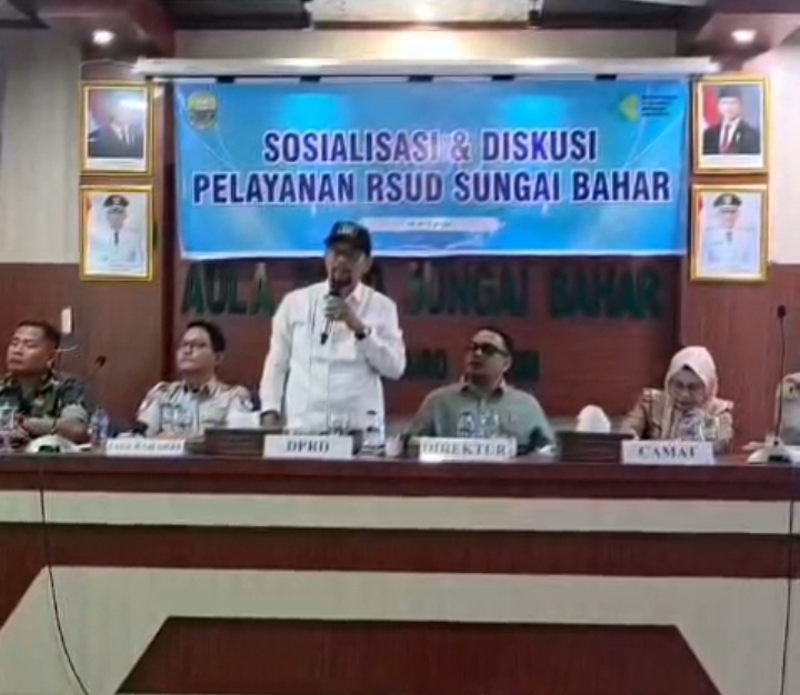 Polisiti Fraksi PAN Gelas Sosialisasi Kesehatan di RSUD Sungai Bahar