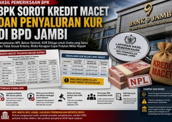 BPK Soroti Kredit Bermasalah dan Penyaluran KUR di BPD Jambi, Penyelesaian NPL Dinilai Belum Optimal