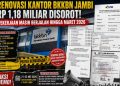 Renovasi Kantor BKKBN Jambi Rp1,4 Miliar Disorot, DPP LSM MAPPAN Gelar Aksi Unjuk Rasa Didepan Kejati Jambi