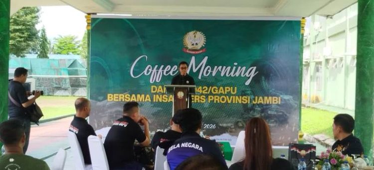 Coffee Morning Bersama Wartawan, Brigjen Nyamin: TNI dan Media Harus Bangun Komunikasi yang Sehat dan Terbuka