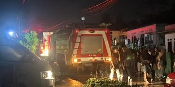 Kebakaran Hebat Diduga Gudang Penimbunan Minyak Ilegal