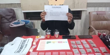Satresnarkoba Polresta Jambi Ringkus Pengedar Ekstasi dan Ganja
