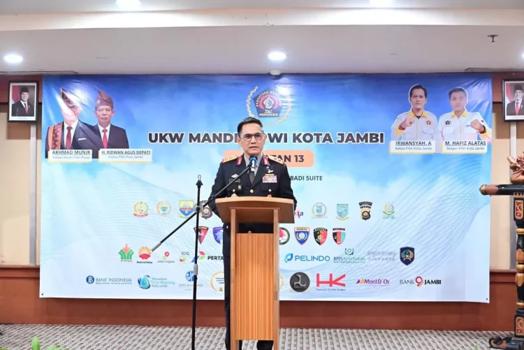 Kapolda Jambi Buka UKW PWI Kota Jambi, Tekankan Pers Profesional dan Kritik Konstruktif