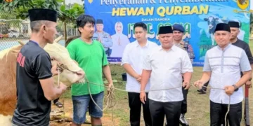 Satbrimob Polda Jambi Tebar kepedulian, 1.909 Warga Terima Daging Idul Adha 1447 H