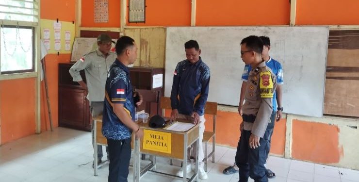 Polsek Tungkal Ilir Amankan Pemilihan BPD Desa Kemuning, Berjalan Tertib dan Kondusif
