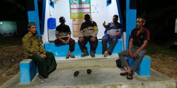 Bhabinkamtibmas Desa Brasau Cek Poskamling, Perkuat Keamanan Lingkungan